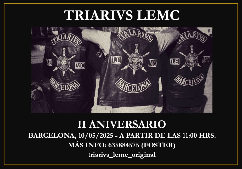 Aniversario motoclub policial en provincia de Barcelona, 10 de mayo 2025